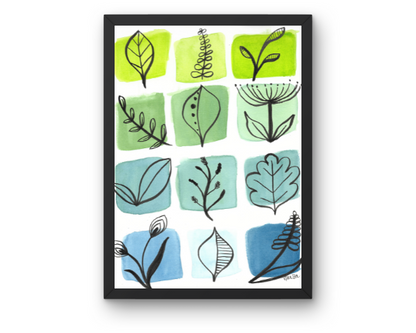 Watercolor 2055 Art Print