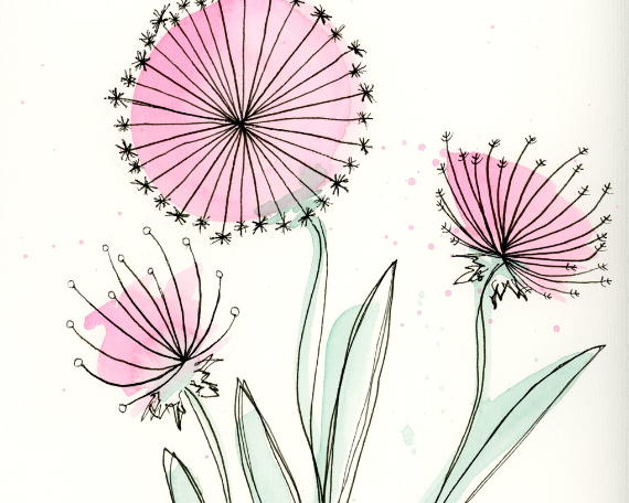 Watercolor 2180 Art Print