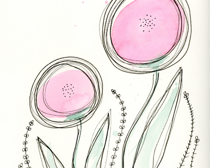Watercolor 2171 Art Print