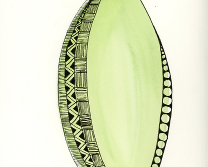Watercolor 2225 Art Print