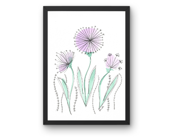 Watercolor 2033 Art Print
