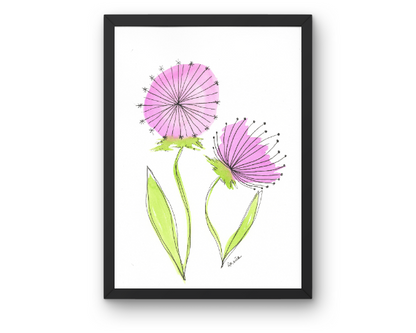 Watercolor 2040 Art Print
