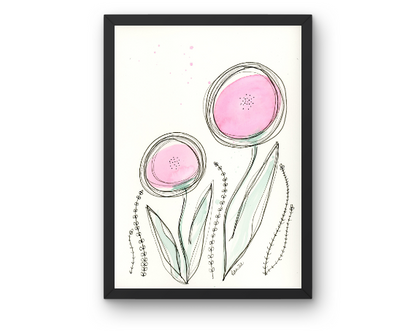 Watercolor 2171 Art Print