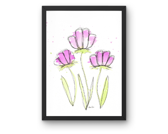 Watercolor 2041 Art Print