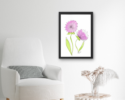 Watercolor 2040 Art Print