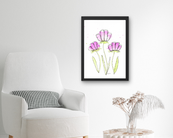 Watercolor 2041 Art Print