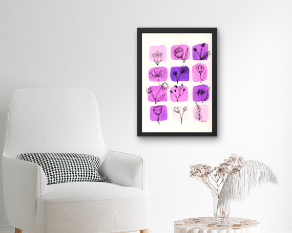 Watercolor 2182 Art Print