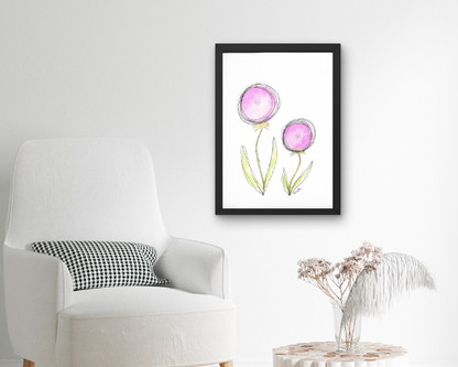 Watercolor 2061 Art Print