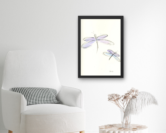 Watercolor 2168 Art Print