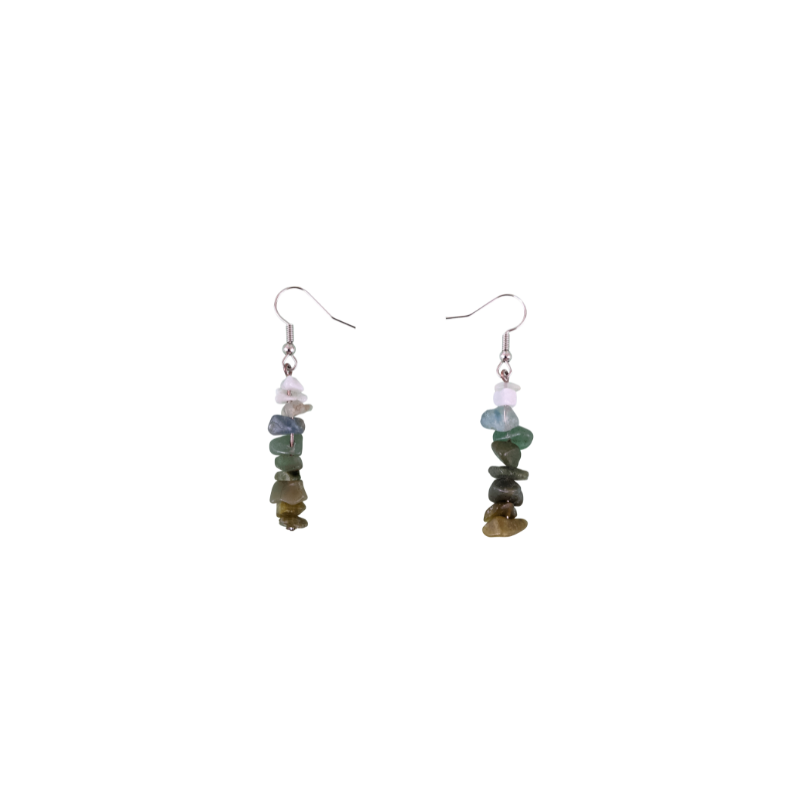 Good Vibes: Grounding and Resilience Dangle Earrings
