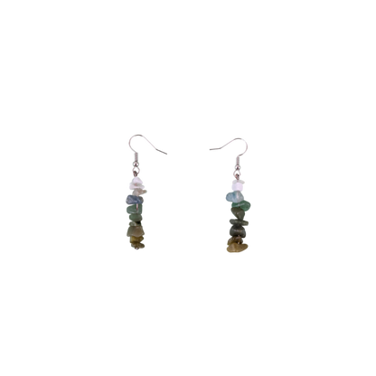 Good Vibes: Grounding and Resilience Dangle Earrings