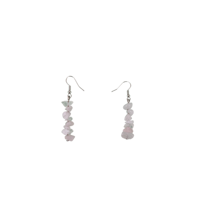 Rose Quartz Dangle Earrings