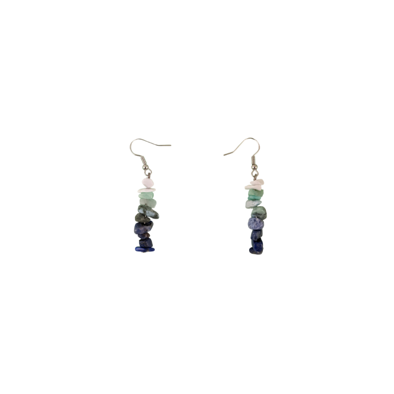 Good Vibes: Communication and Truth Dangle Earrings