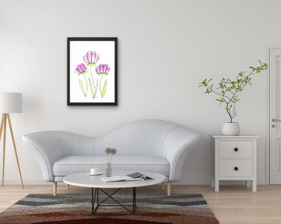 Watercolor 2041 Art Print