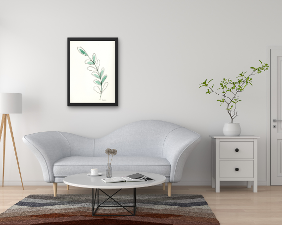 Watercolor 2232 Art Print