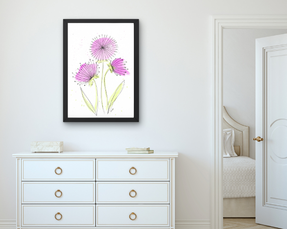 Watercolor 2054 Art Print