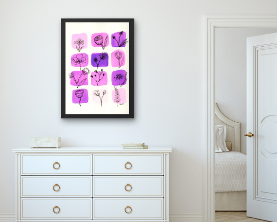 Watercolor 2182 Art Print