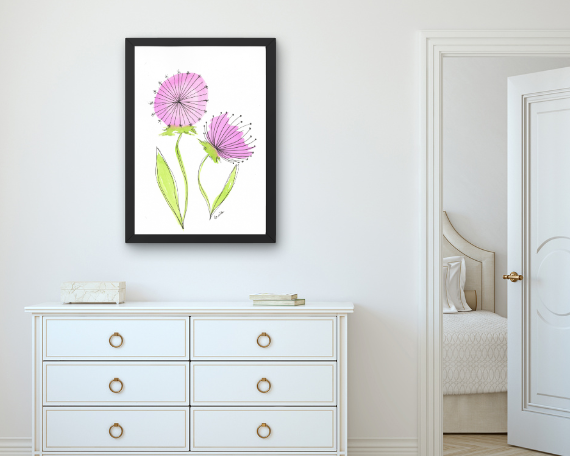 Watercolor 2040 Art Print