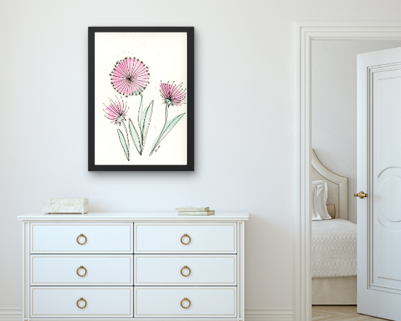 Watercolor 2180 Art Print