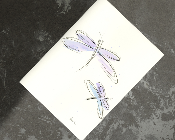 Watercolor 2168 Art Print