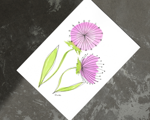 Watercolor 2040 Art Print