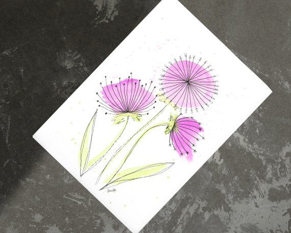 Watercolor 2054 Art Print