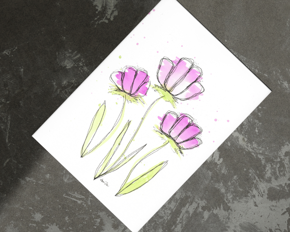 Watercolor 2041 Art Print