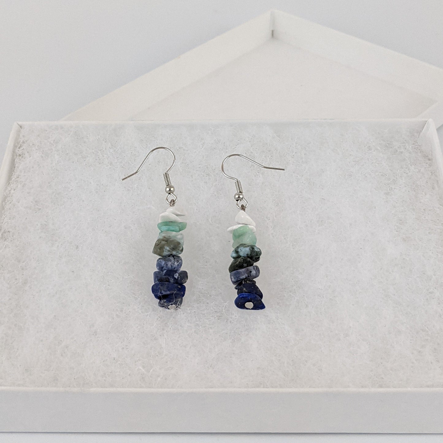 Good Vibes: Communication and Truth Dangle Earrings