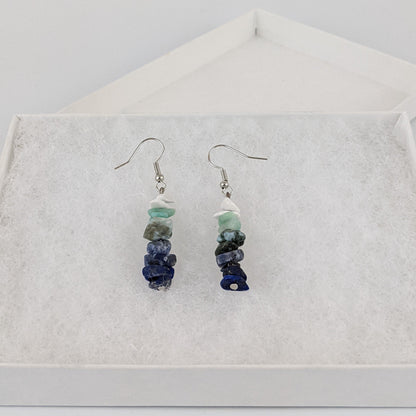 Good Vibes: Communication and Truth Dangle Earrings