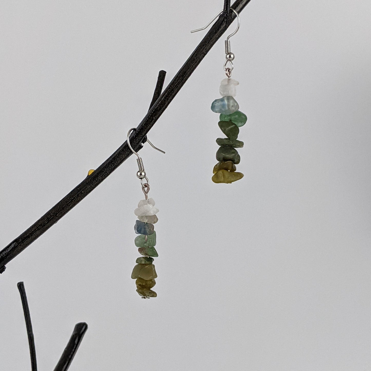 Good Vibes: Grounding and Resilience Dangle Earrings