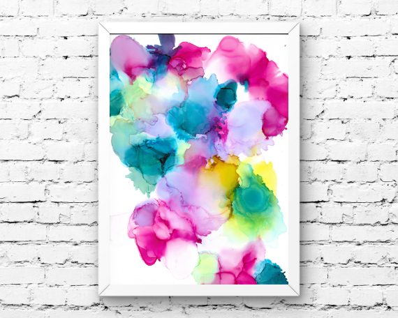 Luz Rosa Art Print
