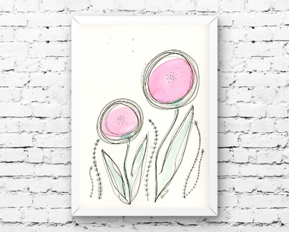 Watercolor 2171 Art Print