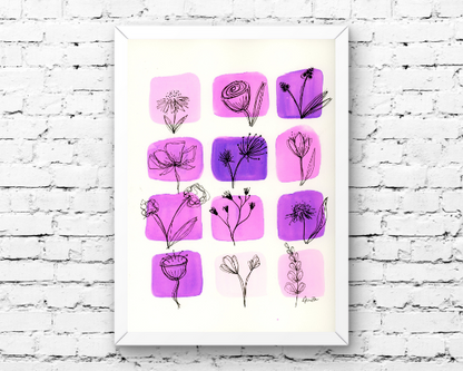 Watercolor 2182 Art Print