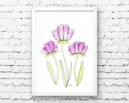Watercolor 2041 Art Print