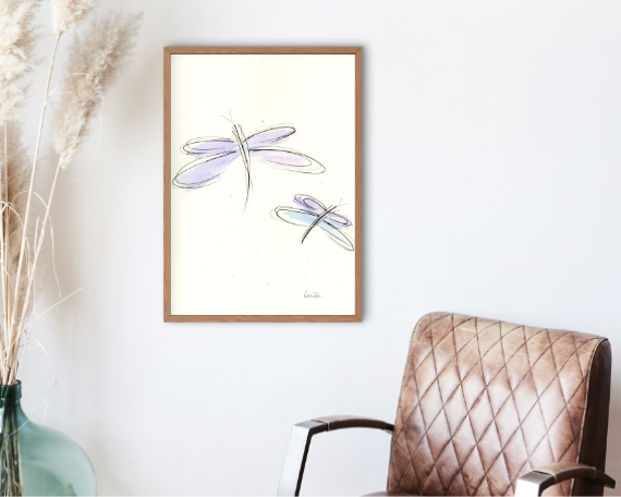 Watercolor 2168 Art Print