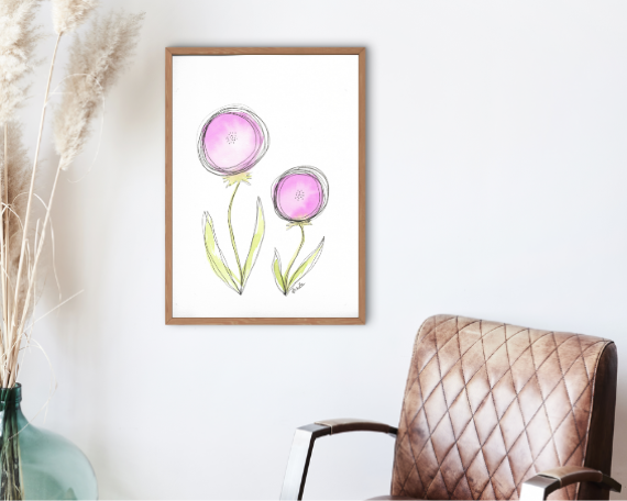 Watercolor 2061 Art Print