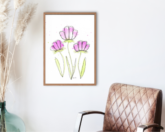 Watercolor 2041 Art Print