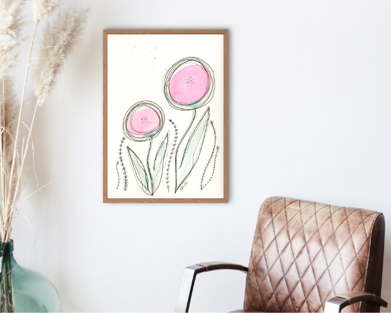 Watercolor 2171 Art Print