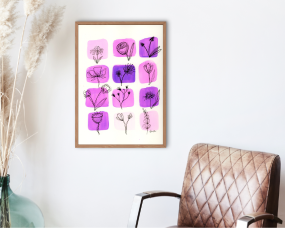 Watercolor 2182 Art Print