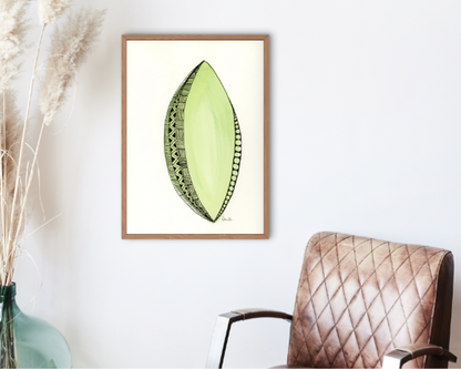 Watercolor 2225 Art Print