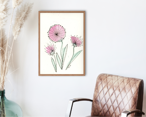 Watercolor 2180 Art Print