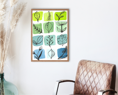 Watercolor 2055 Art Print