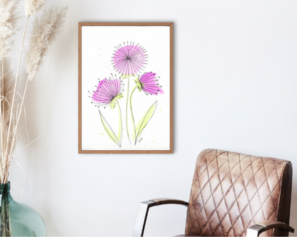 Watercolor 2054 Art Print