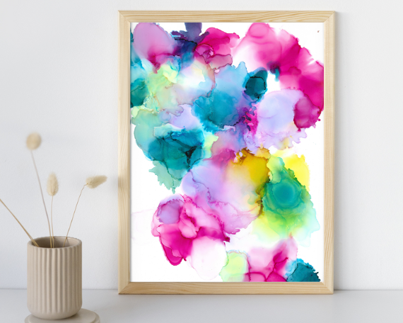 Luz Rosa Art Print