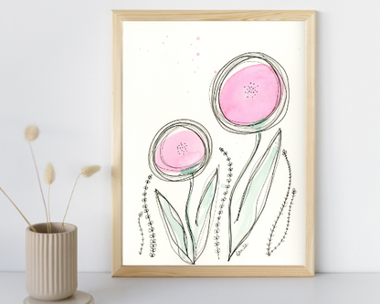 Watercolor 2171 Art Print
