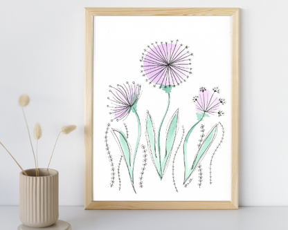 Watercolor 2033 Art Print