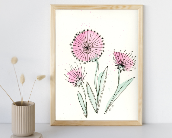 Watercolor 2180 Art Print