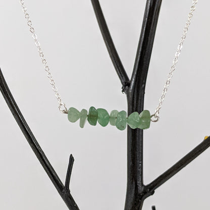 Aventurine Bar Necklace