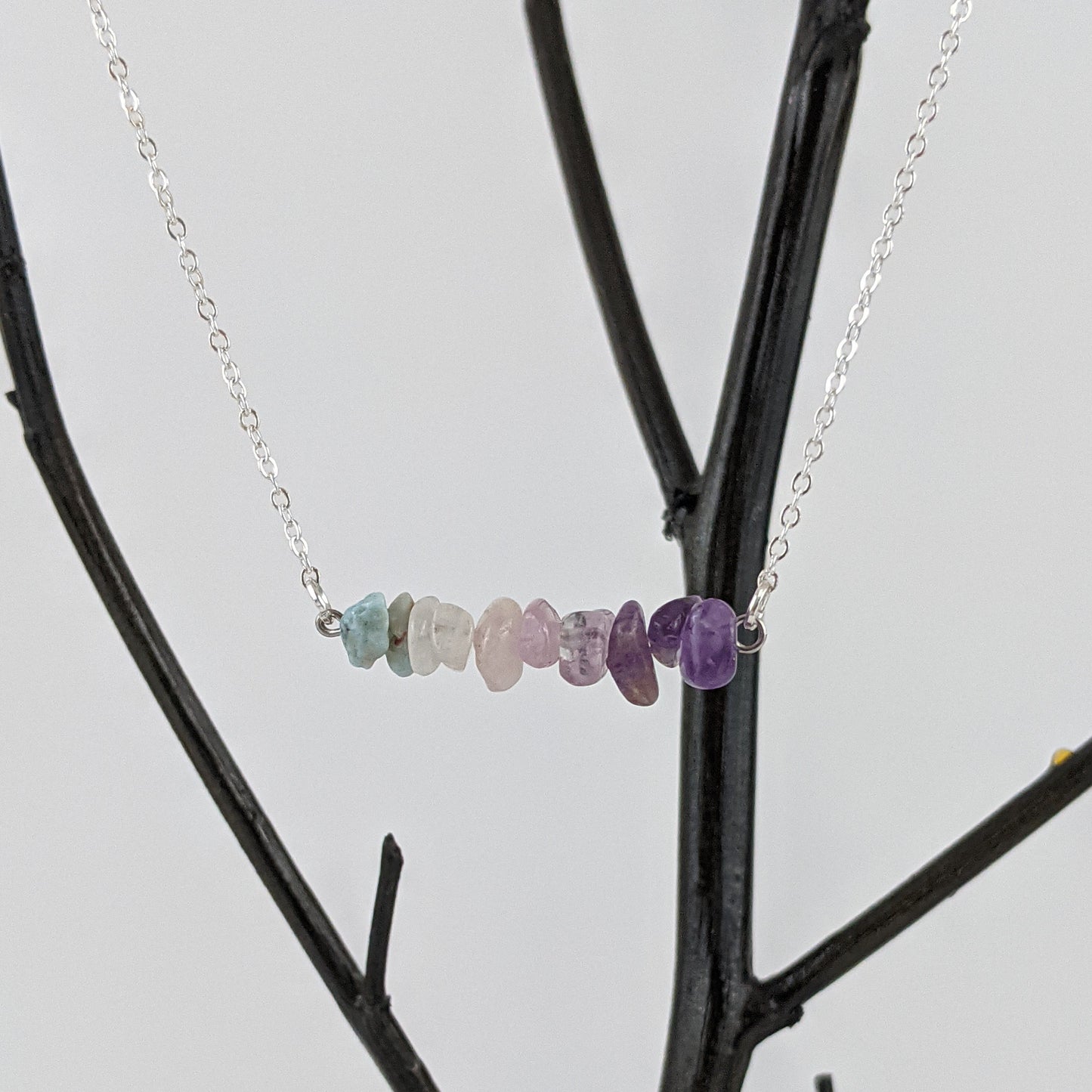 Capricorn Bar Necklace and Dangle Earrings Set